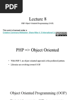 PHP Object Oriented Programming (OOP) : Creative Commons Attribution-Share Alike 4. 0 International License