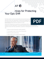Best Practices For Protecting Your Epic EHR