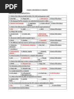 Objective Questions From Chapter 1 (Introduction To Computers)