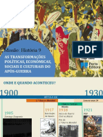 mh9 9.2 As Transformações Políticas, Económicas, Sociais e Culturais Do Após-Guerra