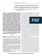 Wireless Alarm Microsystem Self-Powered by Vibration-Threshold-Triggered Energy Harvester