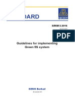 Sirim Standard: Guidelines For Implementing Green 5S System