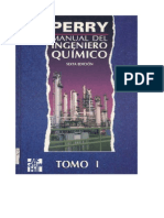 Manual del Ingeniero Químico - Perry - Sexta Edición