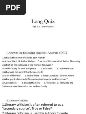 Long Quiz Great expectation