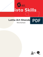 SCA Barista Latte Art Standard Worksheet EN A4