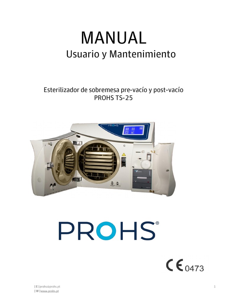 Mu 030 A E Manual De Usuario Y Mantenimiento Prohs Ts 25