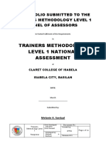 Trainers Methodology Level 1 Portfolio Submission