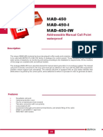 MAD-450 MAD-450-I MAD-450-IW: Addressable Manual Call Point Waterproof