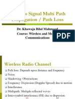 Lecture-12 - Wireless Signal Multi Path Propagation - Path Loss