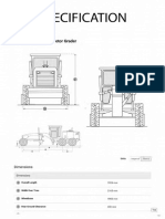 SPEC Komatsu GD405A Motor Grade