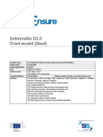 5G-ENSURE - D2.5 Trust Model (Final) v2.2 Inc History PDF