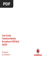 Vodafone K4203 User Guide PDF