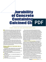 Durability of Concrete Containing Calcined Clay