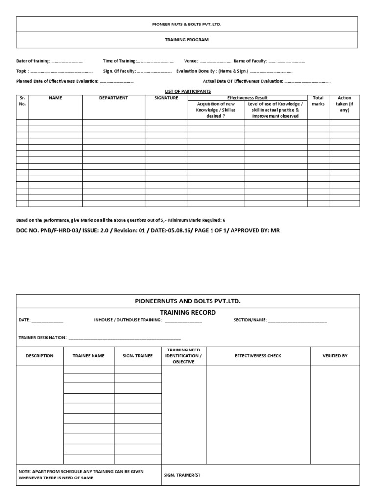 Pioneer Nuts & Bolts Pvt. LTD PDF