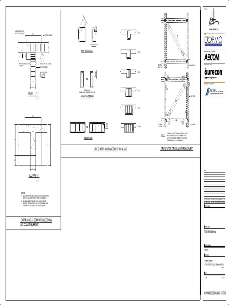Downstand Beam Details and Notes | PDF | Beam (Structure) | Civil ...