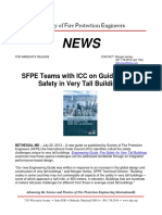 SFPE Teams With ICC On Guide For Fire Safety in Very Tall Buildings