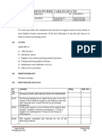 SOP-07 Supplier Selection, Evaluation & Purchasing