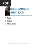 CHP 31 Brazing, Soldering and Adhesive Bonding