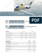 ERJ135 Interior Configurations and Performance Specs