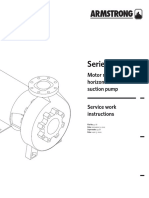 Series 4280: Motor Mounted Horizontal End Suction Pump Service Work Instructions