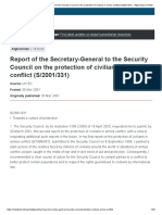 Report of The Secretary-General To The Security Council On The Protection of Civilians in Armed Conflict (S/2001/331)