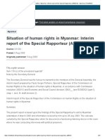 2003 - Situation of Human Rights in Myanmar - Interim Report of The Special Rapporteur (A - 58 - 219) - Myanmar - ReliefWeb PDF