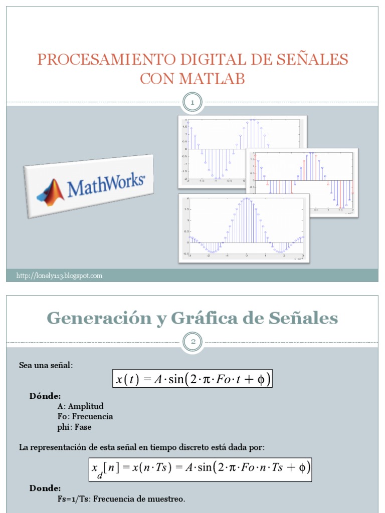 Procesamiento Digital de Señales Con Matlab | PDF | Filtro electronico ...
