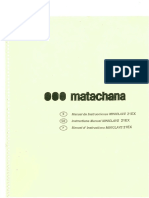 Miniclave - MATACHANA 21EX - Manual usuario multilenguaje