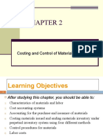 Costing and Control of Materials