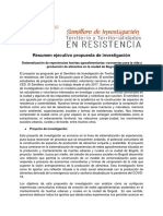 Resumen Ejecutivo - Proyecto - Semillero CED