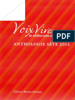 Au concert, poème de Catherine Boudet dans l'Anthologie des Voix Vives 2012