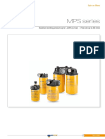 Mps Series: Maximum Working Pressure Up To 1.2 Mpa (12 Bar) - Flow Rate Up To 365 L/Min