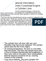 Cylinder Liner Operational Information
