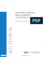 131.1R-14 Information Delivery Manual For Cast-in-Place Concrete PDF