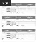 HeroQuest - Character Sheet 3 | PDF