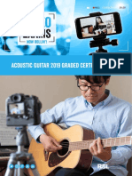 Acoustic Guitar 2019 Graded Certificates G1-5