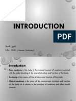 1.1 Introduction To Human Anatomy - 2018-2019 PDF