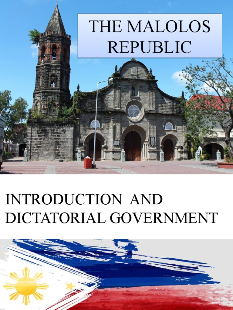Chapter 8 The Malolos Republic PDF Philippines Government