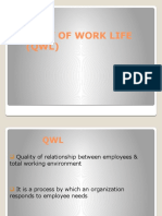 Quality of Work Life (QWL)