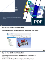 Module 01 Student Step-by-Step Guide:: ANSYS Mechanical Getting Started