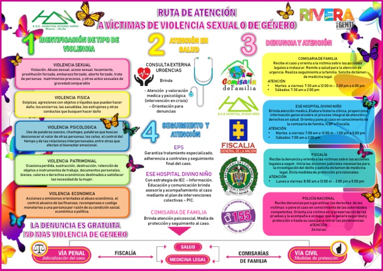Ruta de Atención Integral A Violencia de Género | PDF | Violencia ...