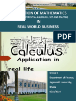 APPLYING MATHEMATICS IN BUSINESS