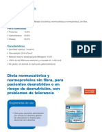 Nutricion (Adulta e Infantil) Dietas Estandar Por Sonda Sin Fibra OSMOLITE HN RTH