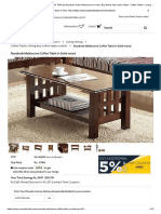 Royaloak Melbourne Coffee Table in Solid Wood: Search