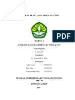 ANALISIS KADAR AIR DAN ABU PADA KAYU