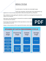 Data Processing in Computer