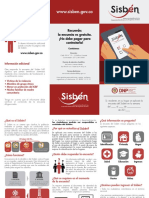 Folleto Barrido Sisbén - DNP