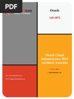 Oracle: Oracle Cloud Infrastructure 2019 Architect Associate