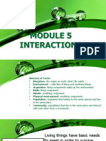 MODULE 5 Interactions