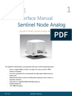 Interface Manual: Sentinel Node Analog